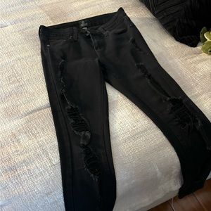 Black ripped skinny jeans - Just Black size 27